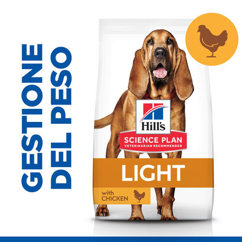 Hill's Mature Adult 7+ Light Medium con pollo per cane