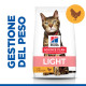 Hill's Adulto Light con pollo per gatto