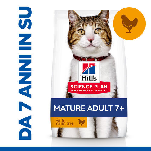 Hill's Mature Adult 7+ Active Longevity Huhn Katzenfutter 