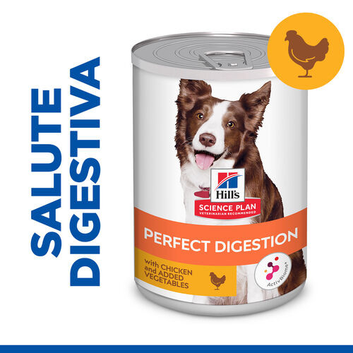 Hill's Adult Perfect Digestion met kip nat hondenvoer 363g blik