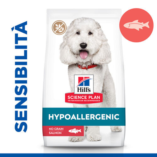 Hill's Adult Medium Hypoallergenic con salmone per cane