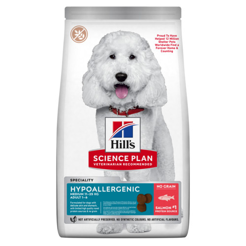 Hill's Adult Medium Hypoallergenic con salmone per cane