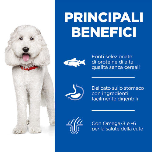 Hill's Adult Medium Hypoallergenic con salmone per cane