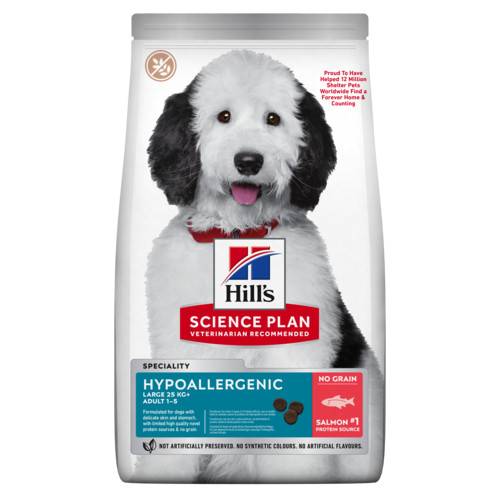 Hill's Adult Large Hypoallergenic con salmone per cane
