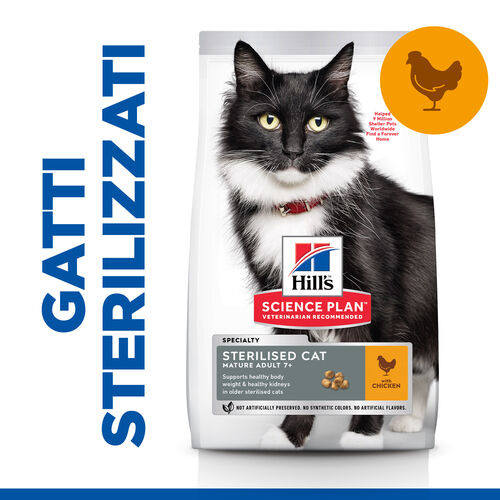 Hill's Mature Adult 7+ Sterilised Huhn Katzenfutter 