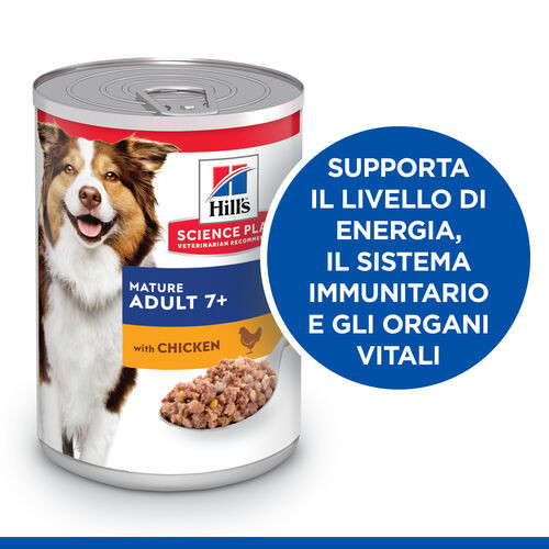Hill's Mature  7+ Active Longevity Huhn (in Dosen) Hundefutter 