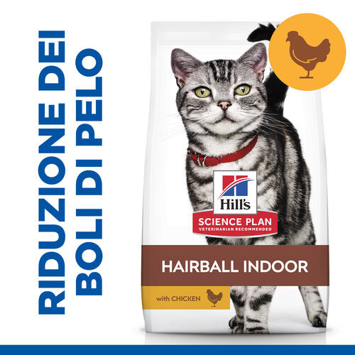 Hill's Adult Hairball Indoor con pollo per gatto