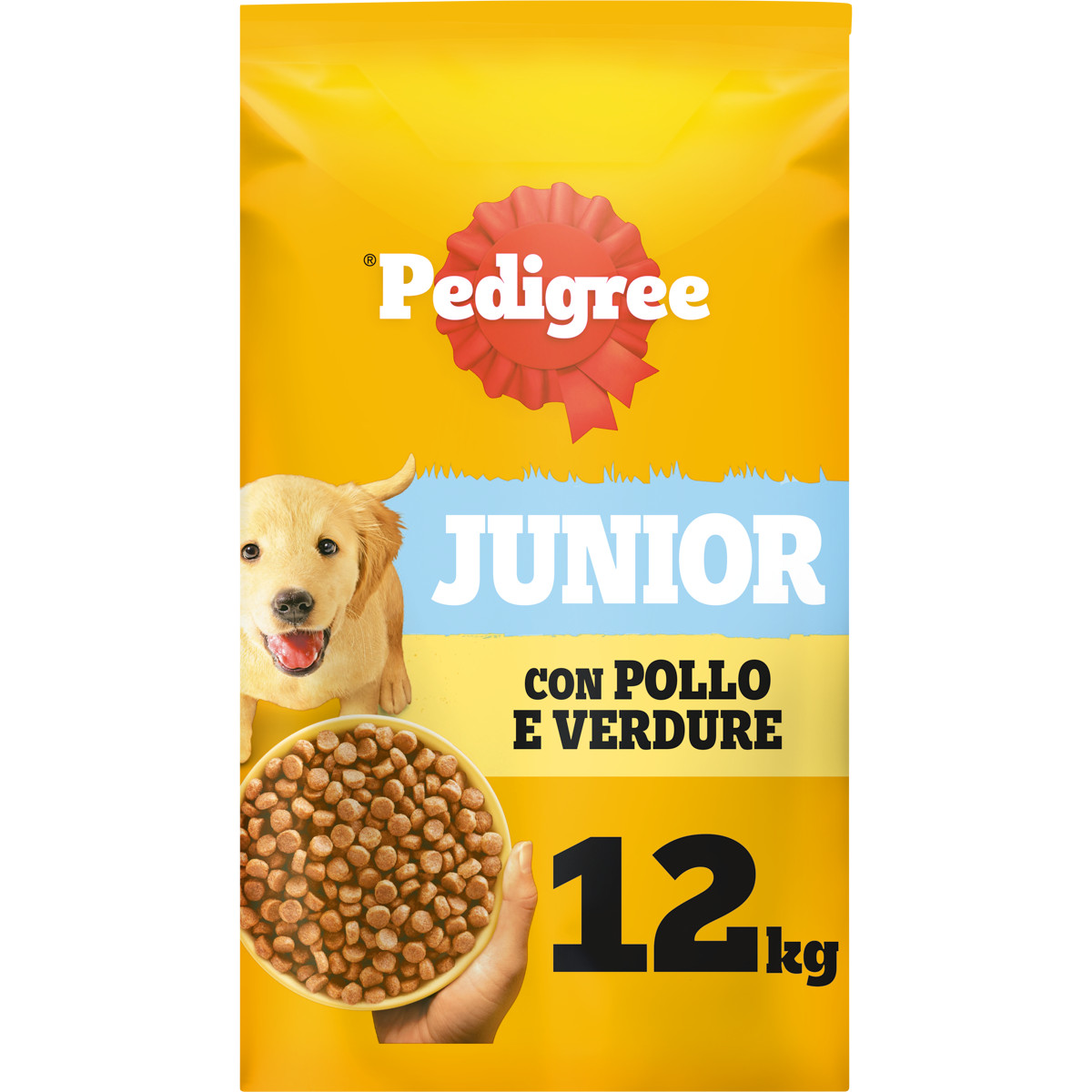 Pedigree Junior con pollame e verdure per cane