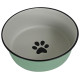 Ciotola verde menta in acciaio inox per cane e gatto