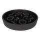 District 70 Bamboo ciotola slowfeeder grigio scuro per gatti