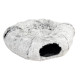 Snug tunnel e cuccia a ciambella grigio chiaro per gatti