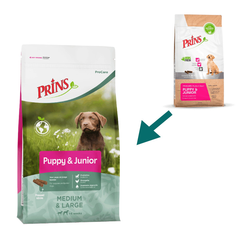 Prins ProCare Perfect Start Puppy & Junior per cane
