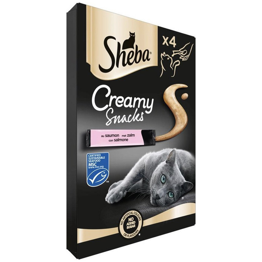 Sheba Creamy Snacks Zalm Kattensnacks