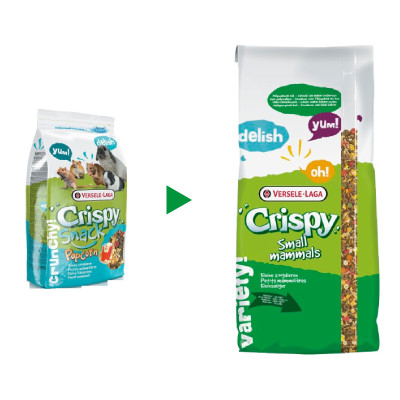 Versele-Laga Crispy Popcorn snack per conigli e roditori