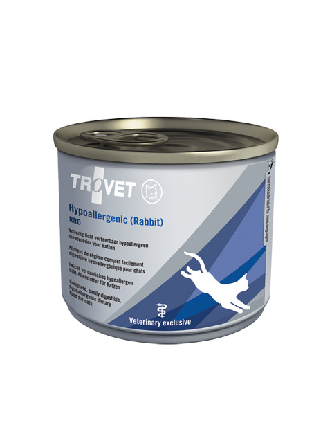 Trovet Hypoallergenic RRD met konijn natvoer kat