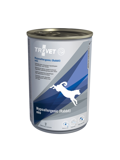 Trovet Hypoallergenic RRD met konijn natvoer hond