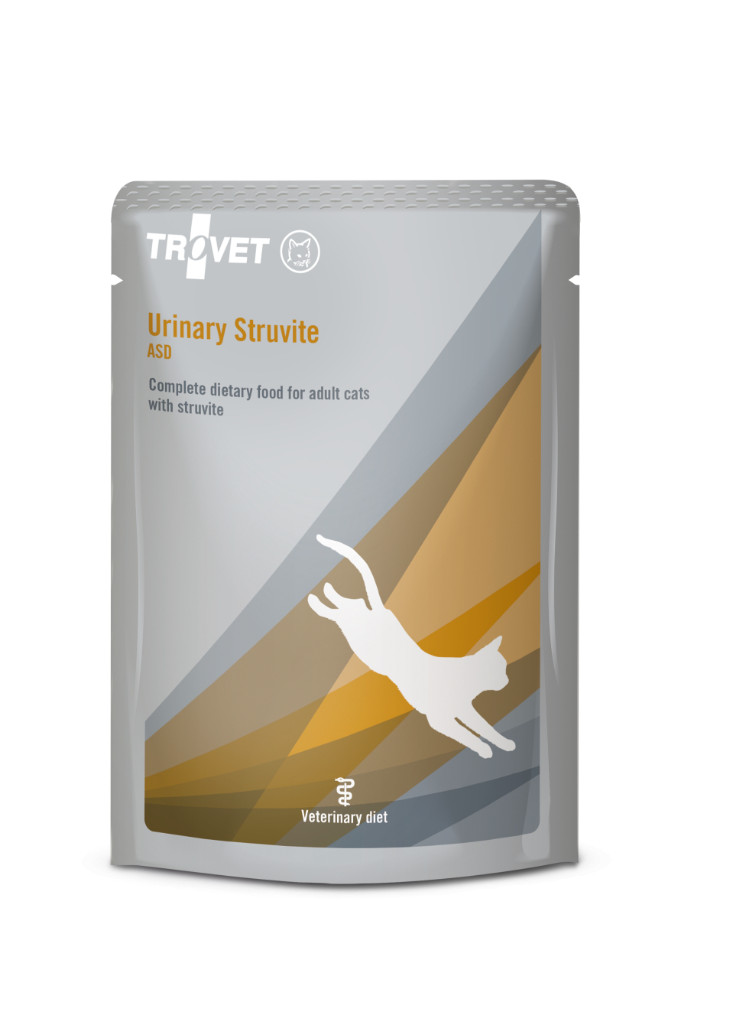 Trovet Urinary Struvite ASD met kip natvoer kat zakjes