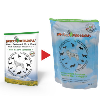 Farm Food Fresh Menu trippa di manzo con cuore cibo umido per cani (bustine da 300 g)