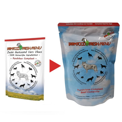 Farm Food Fresh Menu carne di manzo cibo umido per cani (bustine da 300 g)