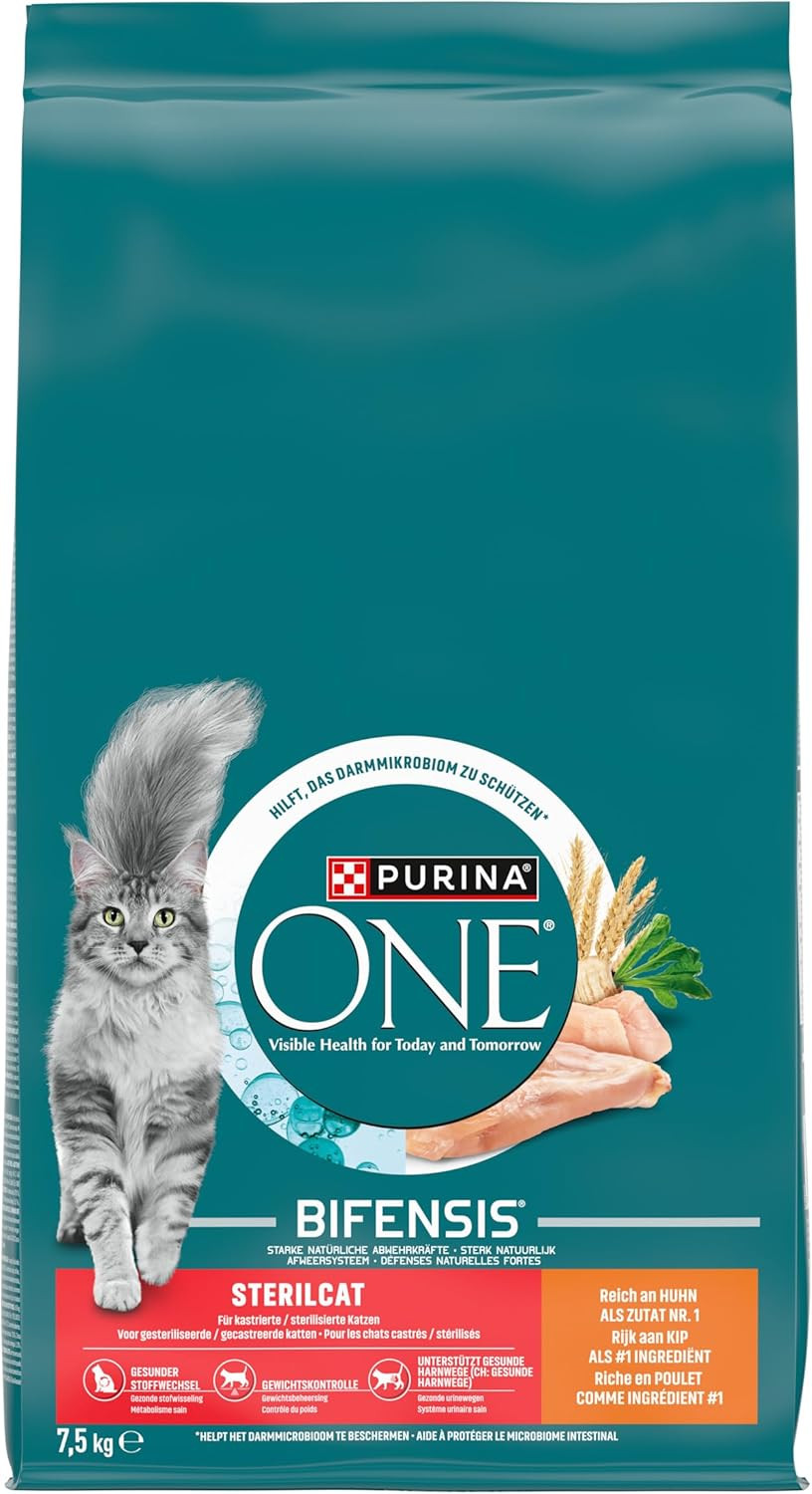 Purina One Sterilcat Kip en Tarwe kattenvoer