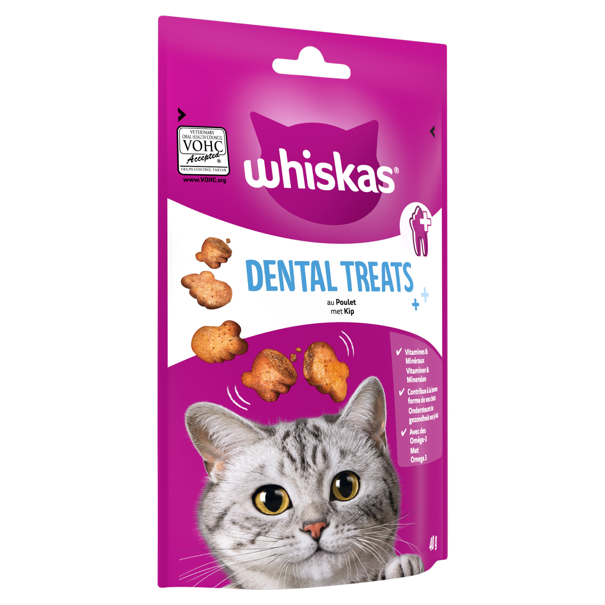 Whiskas Dental Treats snack per gatto