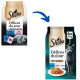 Sheba Délices du Jour con tonno e salmone in gelatina cibo umido per gatti (bustine da 50 g)