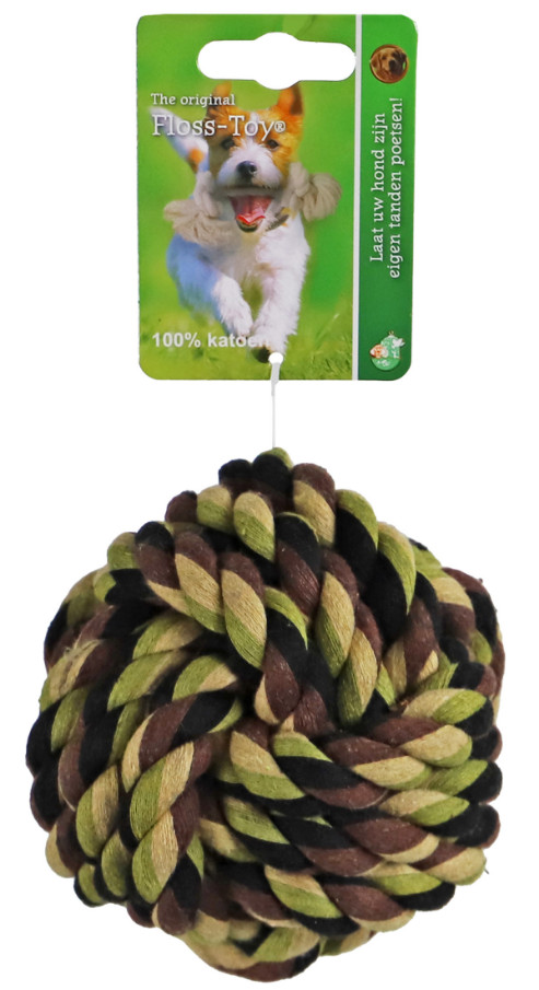 Corda Resistente Per Cani Grandi BAUBOOM - 5 Nodi + Palla Omaggio