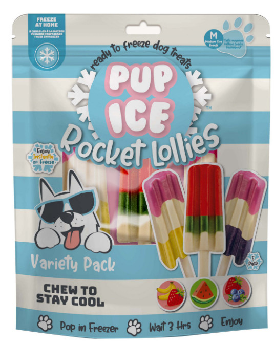Pup Ice Rocket Lollies M variatiepak hondenijsjes
