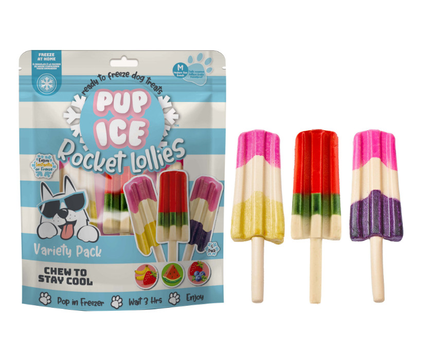 Pup Ice Rocket Lollies M variatiepak hondenijsjes