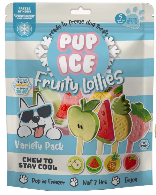 Pup Ice Fruity Lollies S variatiepak hondenijsjes
