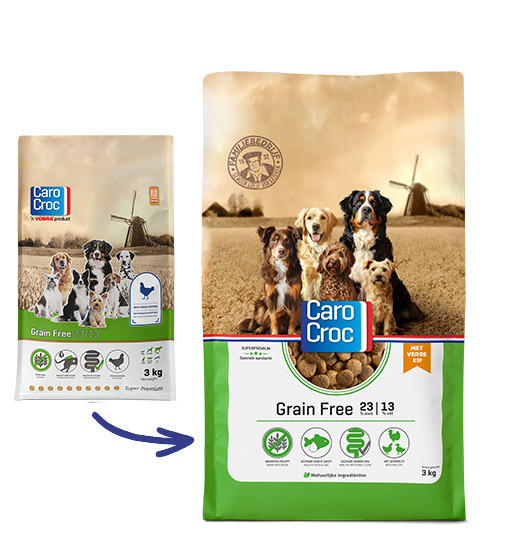 Carocroc 23/13 Grain Free per cani