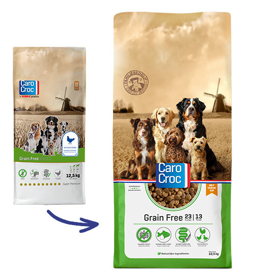 Carocroc 23/13 Grain Free per cani