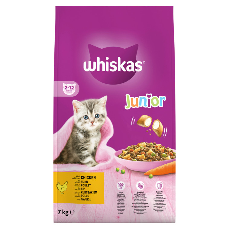 Whiskas Junior con pollo per gattini
