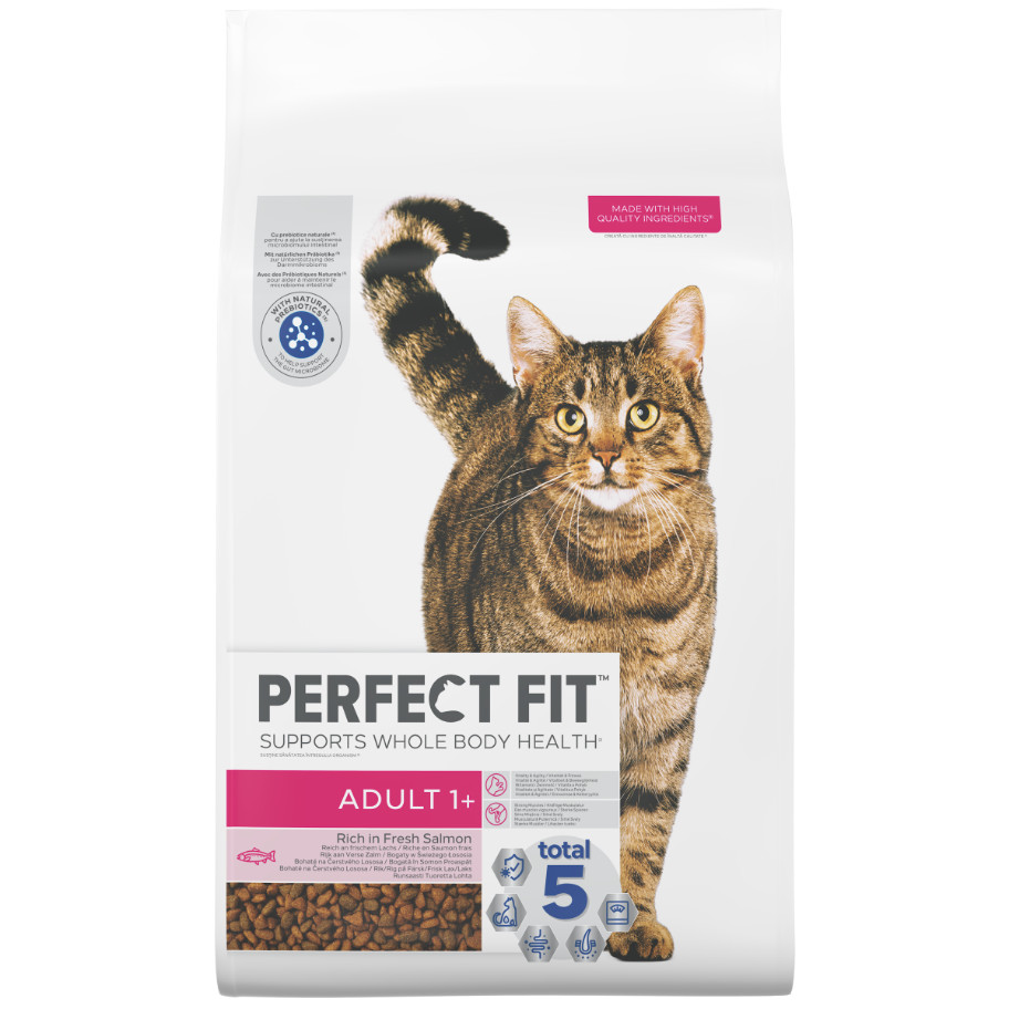 Perfect Fit Adult 1+  met zalm kattenvoer