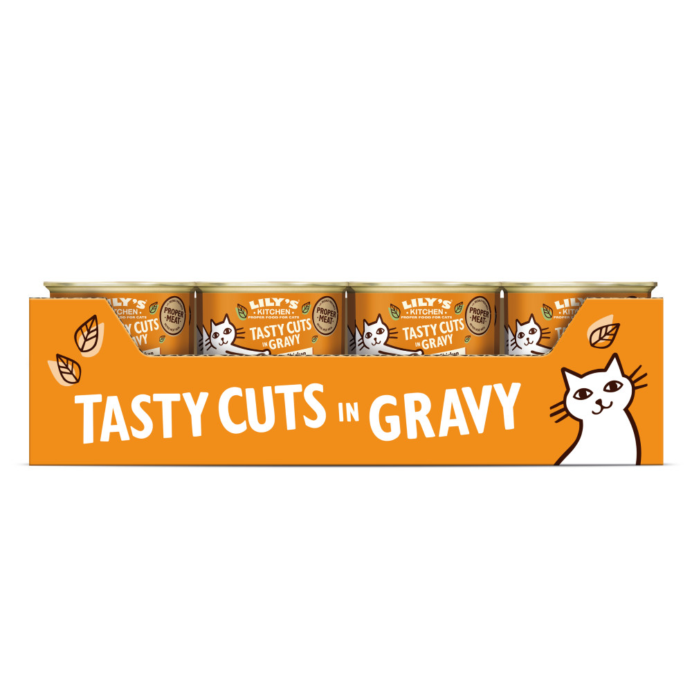 Lily's Kitchen Cuts in gravy kip natvoer kat