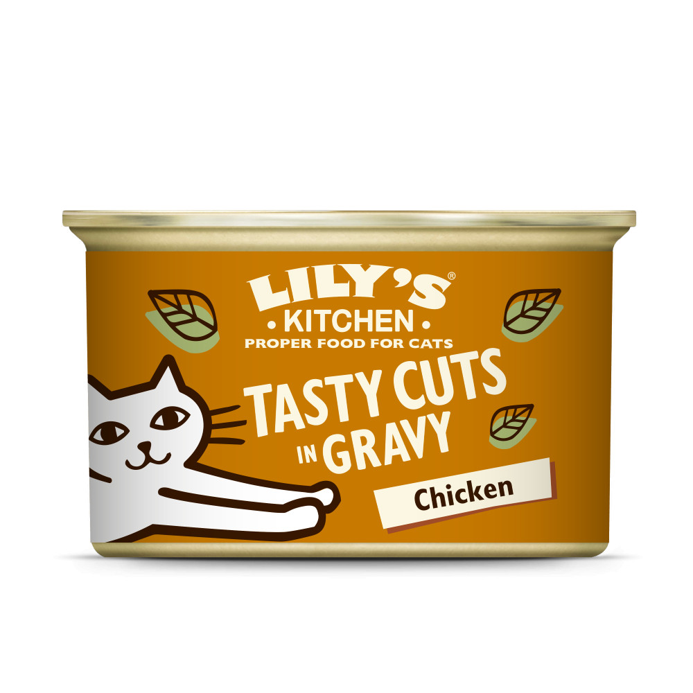 Lily's Kitchen Cuts in gravy kip natvoer kat