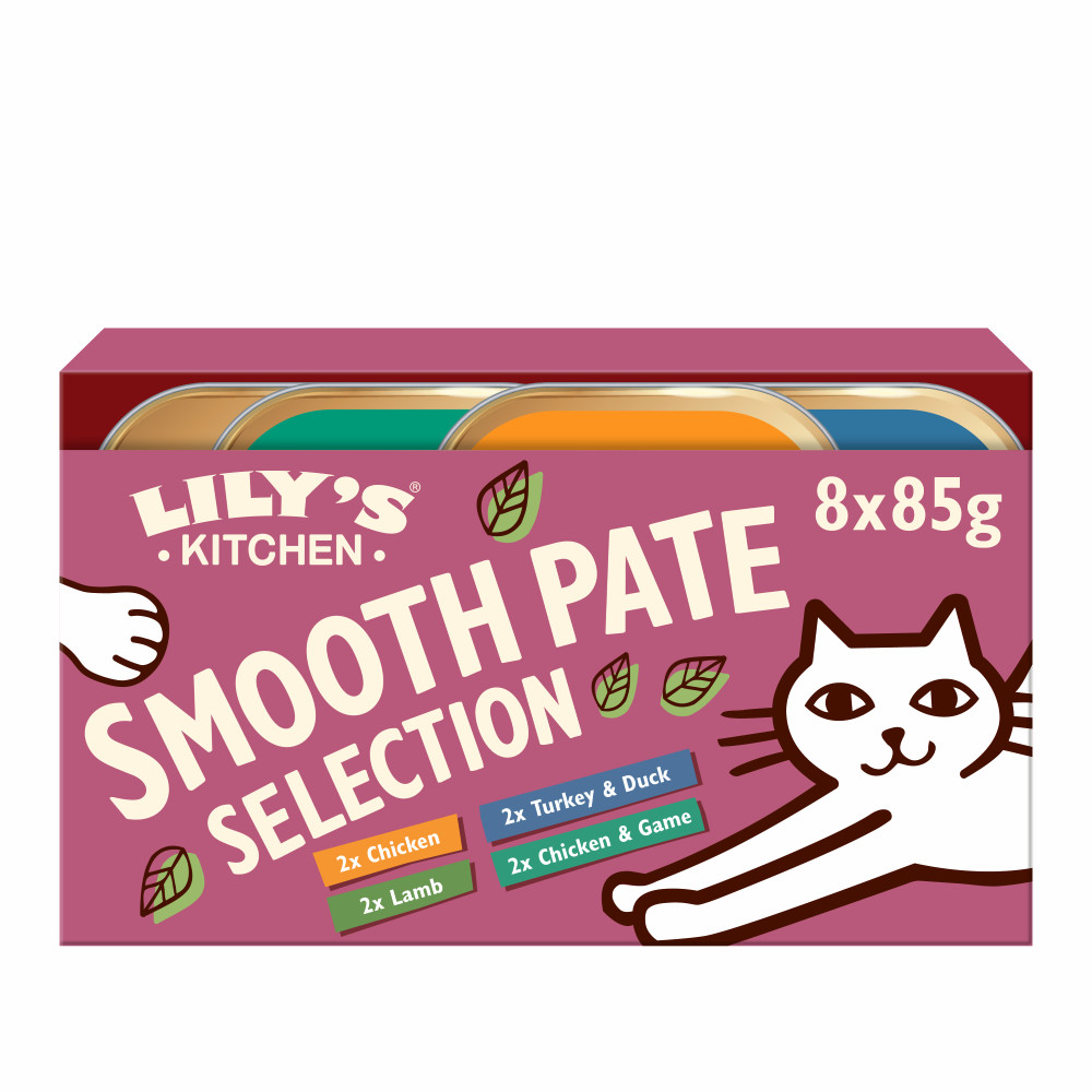 Lily's Kitchen Paté kip, lam, kalkoen met eend, kip met wild natvoer kat