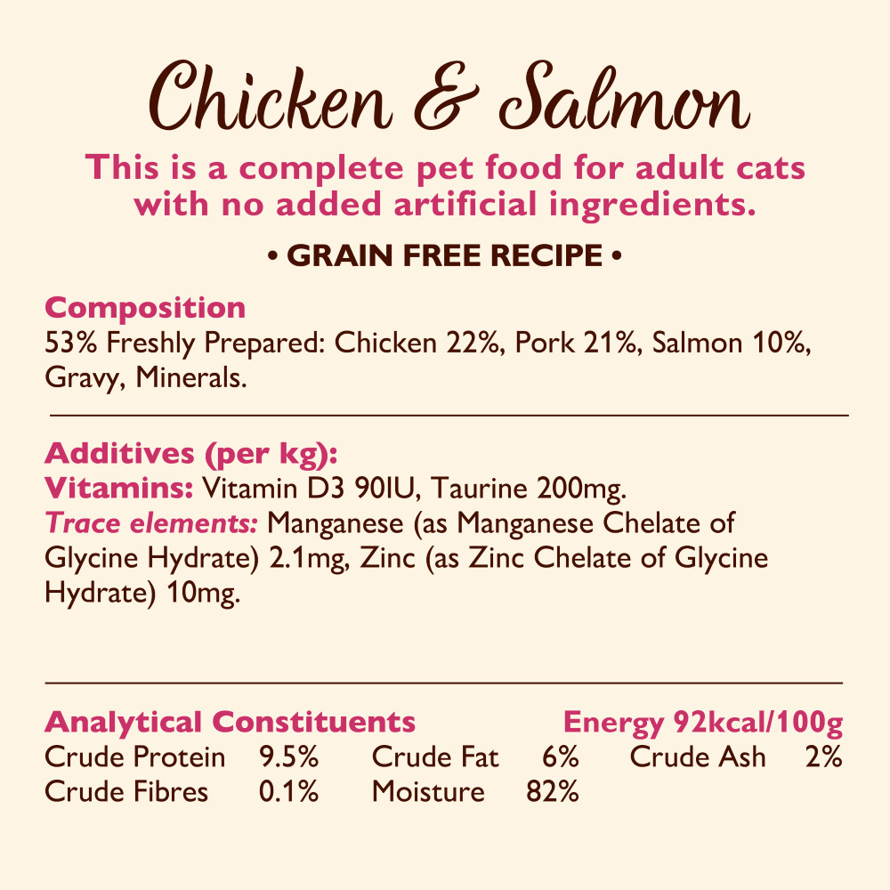 Lily's Kitchen Cuts in gravy kip, zeevis, kip met zalm, rund natvoer kat