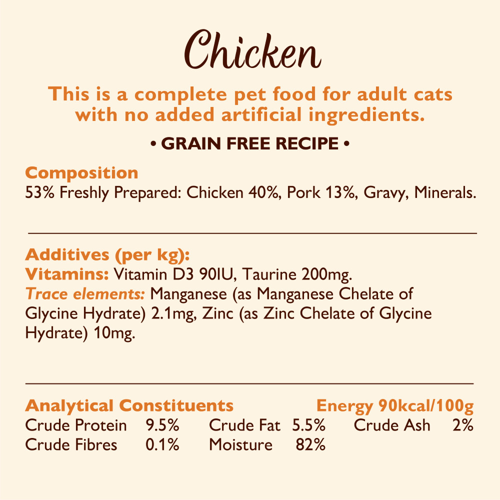 Lily's Kitchen Cuts in gravy kip, zeevis, kip met zalm, rund natvoer kat