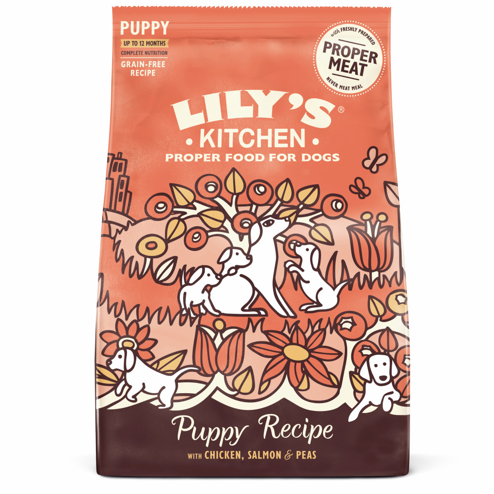 Lily's Kitchen Puppy Recipe kip met zalm hondenvoer