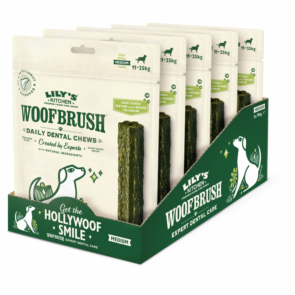 Lily's Kitchen Woofbrush Dental kauwsticks hondensnacks
