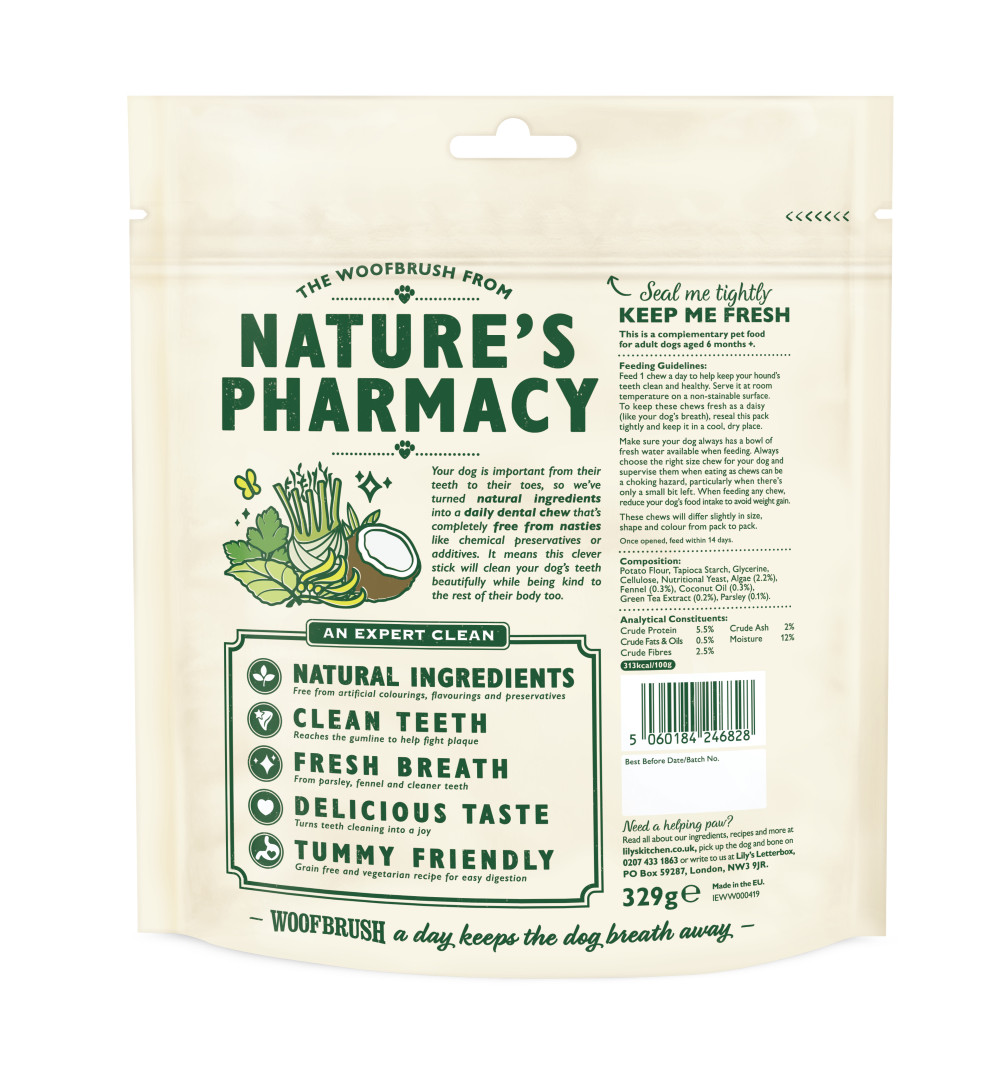 Lily's Kitchen Woofbrush Dental kauwsticks hondensnacks