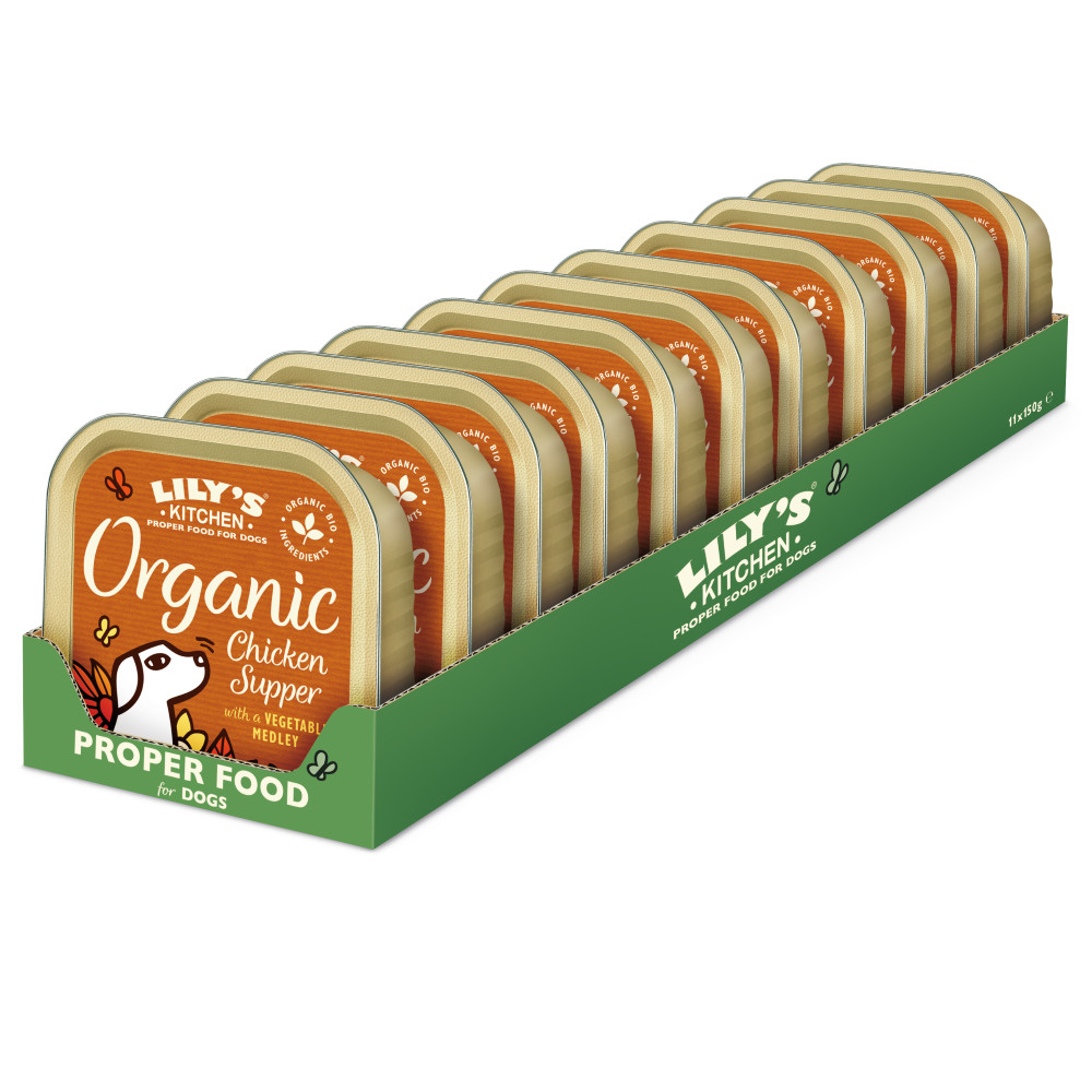 Lily's Kitchen Organic Supper kip paté natvoer hond