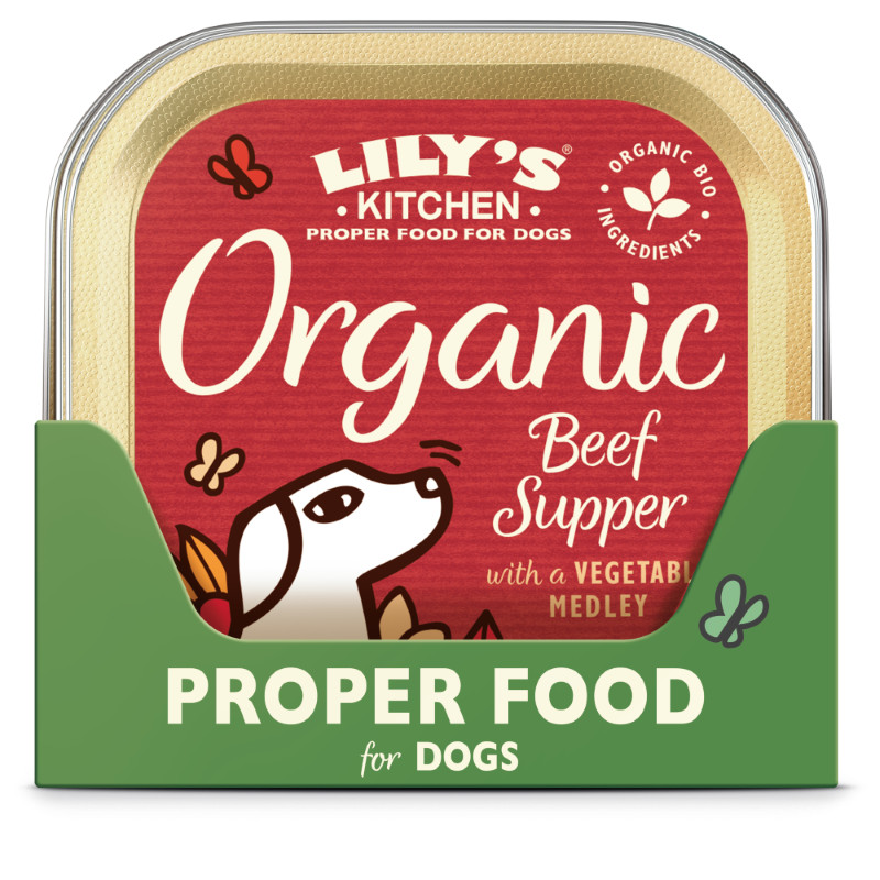 Lily's Kitchen Organic Supper rund paté natvoer hond