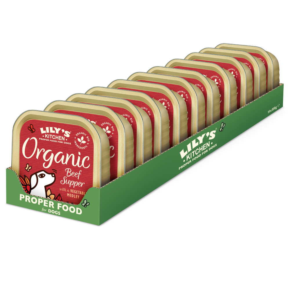 Lily's Kitchen Organic Supper rund paté natvoer hond