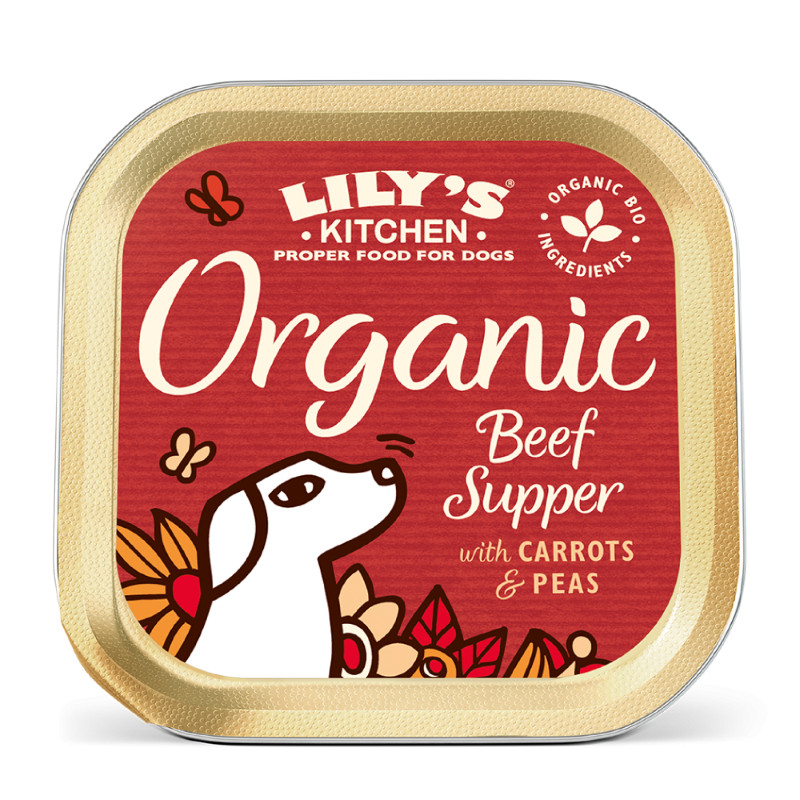Lily's Kitchen Organic Supper rund paté natvoer hond