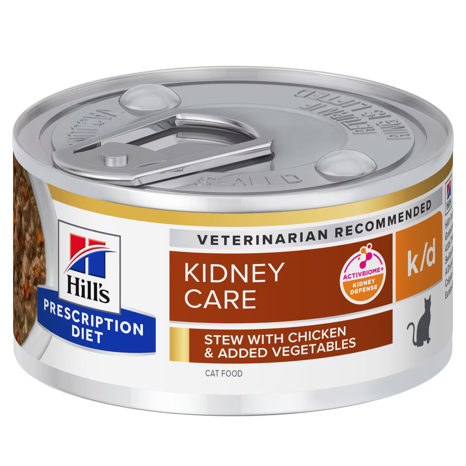Hill's Prescription Diet K/d Stoofpotje kip & groenten kattenvoer 82g