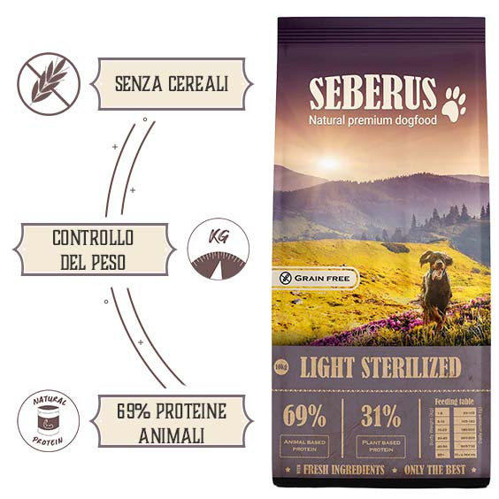 Seberus Sterilised / Light hondenvoer