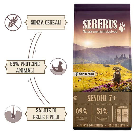 Seberus Senior 7+ hondenvoer