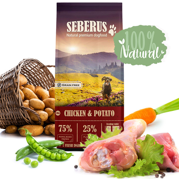Seberus Chicken & Potato - natuurlijk graanvrij hondenvoer